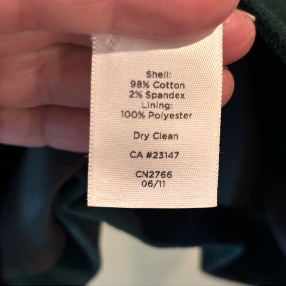 Talbots Velveteen Blazer in Green, size 4, Holidays, Party, Events, Classic - Picture 8 of 10